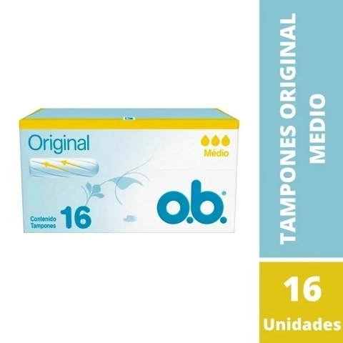 O.B TAMPONES ORIGINAL MEDIO X16U - comprar online