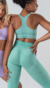 CONJUNTO CALZA LARGA PUSH UP Y TOP - ART. 2042-2043
