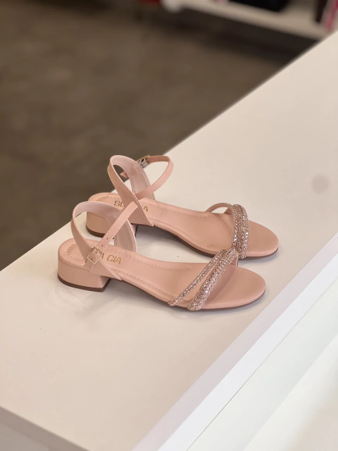 Sandália princesa Nude Sua Cia