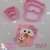 kit cortador coruja mãe e filha 3 a 6cm