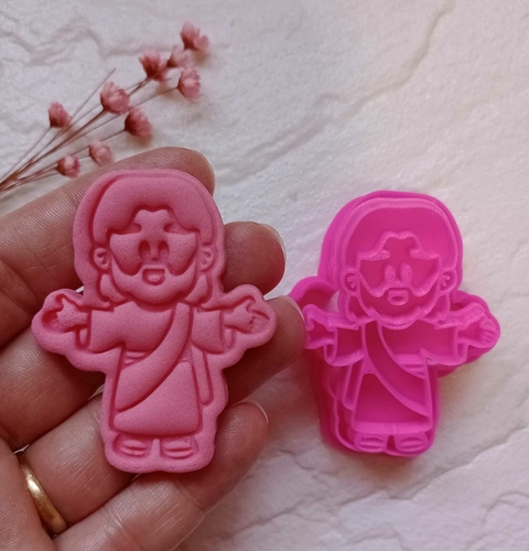 Cortador e carimbo de Páscoa/Cristã Jesus