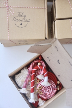 Set Navideño Macramé x5u. - comprar online