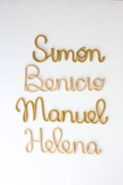 Nombres tejidos personalizados - comprar online