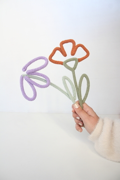 Flores trenzadas - comprar online