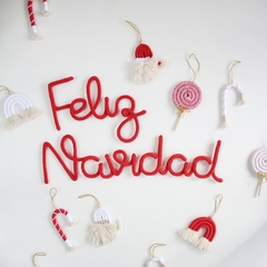 Feliz navidad tejido - comprar online