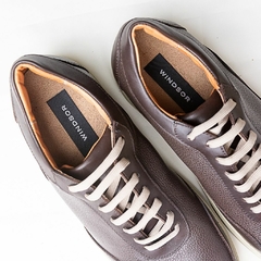 Imagen de ZAPATILLAS SARTORIA CUERO CHOCOLATE