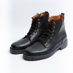 BORCEGO CUERO PUL NEGRO