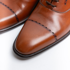 ZAPATO CUERO C/DISEÑO ROMBO FRENTE - comprar online