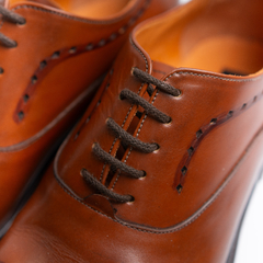 ZAPATO CUERO C/DISEÑO ROMBO FRENTE - SASTRERIA WINDSOR