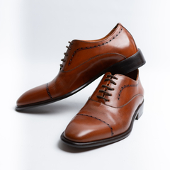 ZAPATO CUERO C/DISEÑO ROMBO FRENTE - tienda online