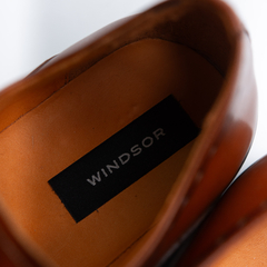 Imagen de ZAPATO CUERO C/DISEÑO ROMBO FRENTE
