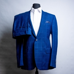 TRAJE A MEDIDA AZUL VENTANA - comprar online
