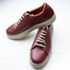 ZAPATILLAS CUERO SUELA BEIGE - SASTRERIA WINDSOR
