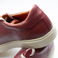 ZAPATILLAS CUERO SUELA BEIGE - tienda online
