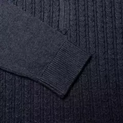 Imagen de SWEATER MEDIO CIERRE LABRADO