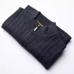 SWEATER MEDIO CIERRE LABRADO en internet