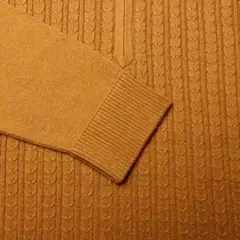 SWEATER MEDIO CIERRE LABRADO - SASTRERIA WINDSOR