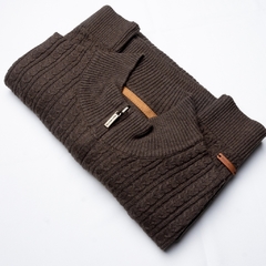 SWEATER MEDIO CIERRE LABRADO en internet