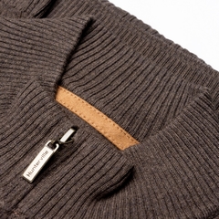 SWEATER MEDIO CIERRE LABRADO - comprar online