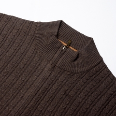 SWEATER MEDIO CIERRE LABRADO