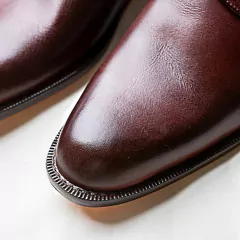 ZAPATOS CUERO ESFUMADO BORDO - comprar online
