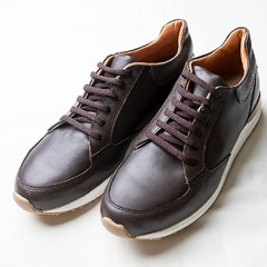ZAPATILLAS DE VESTIR CUERO CHOCOLATE