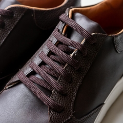 ZAPATILLAS DE VESTIR CUERO CHOCOLATE en internet