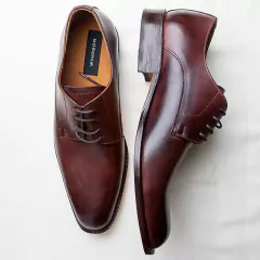 Imagen de ZAPATOS CUERO ESFUMADO BORDO