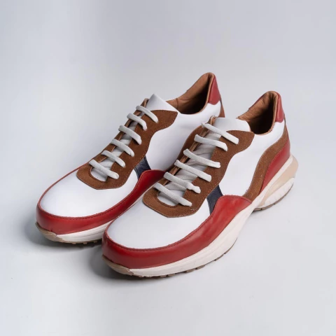 ZAPATILLA CUERO COMBINADO