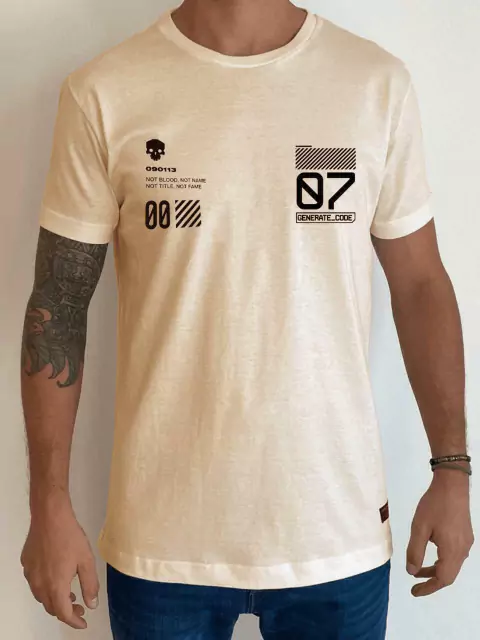 REMERA ESTAMPADA EFECTO UNO ANAHEIM TIZA - comprar online