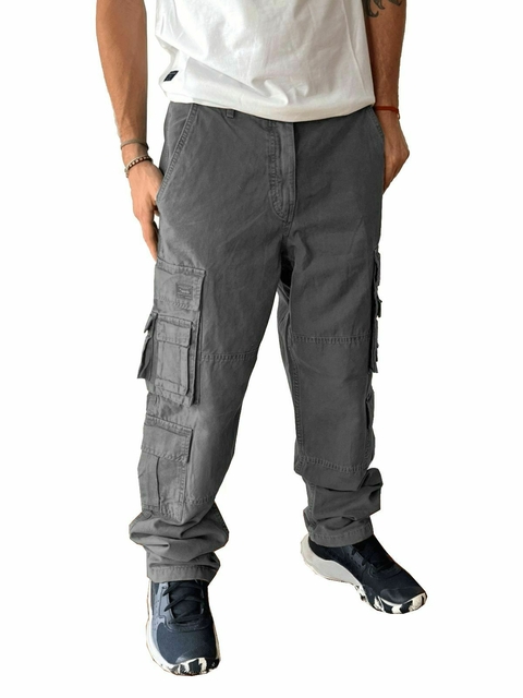 PANTALÓN EFECTO UNO BANGER GRIS - comprar online