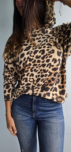 Buzo rustico animal print