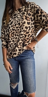 Buzo rustico animal print - comprar online