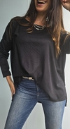 Remeron de lanilla morley con tajos laterales más largo atrás - comprar online