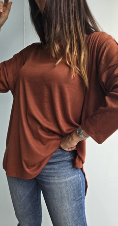 Remeron de lanilla morley con tajos laterales más largo atrás - comprar online