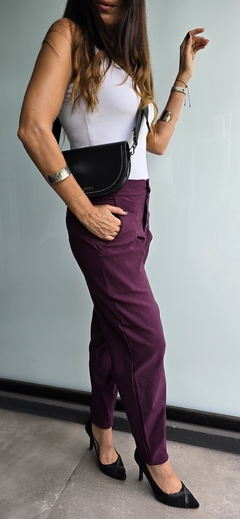 Imagen de Pantalon de bengalina elastizado tipo slouchy
