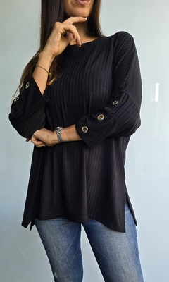 Remeron de morley mangas 3/4 con arandelas - tienda online