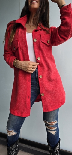 Camisaco de lanilla con botones - comprar online