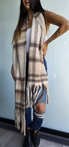 Bufandon de lana cuadrille - tienda online