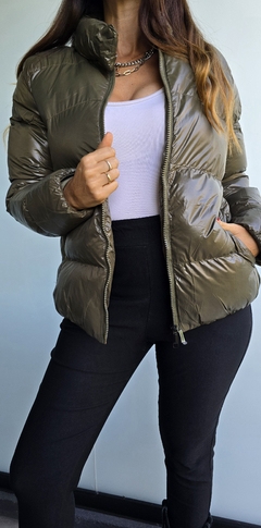 Campera inflada con cierre - comprar online