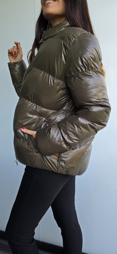 Campera inflada con cierre - She Indumentaria