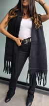 Bufandon de lana liso - comprar online