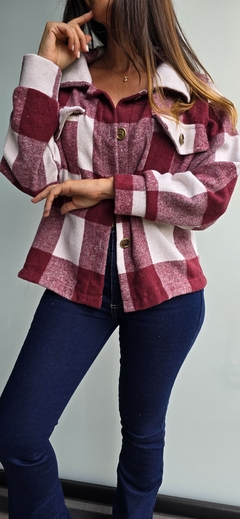Camisaco cuadrille corto por talle - She Indumentaria