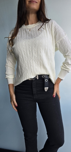 Sweater de bremer trenzado - She Indumentaria