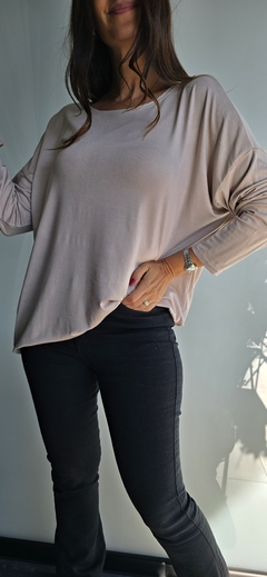 Remeron de modal mediano cuello redondo