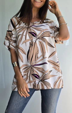 Remeron de fibrana estampado - comprar online