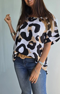 Remeron de fibrana estampado - tienda online