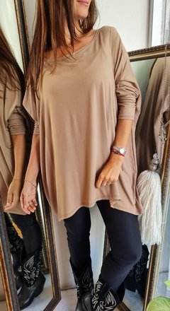 Imagen de Remeron de modal viscosa oversize manga larga 5VON2