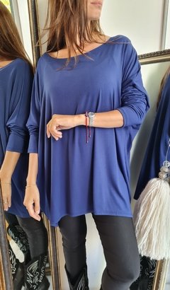 Remeron de modal viscosa oversize manga larga 5VON2 - comprar online