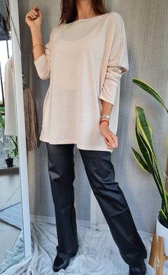 Remeron/ Sweater de lanilla con tachitas